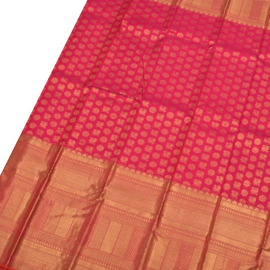 Rani Arakku Kanchipuram Silk Saree